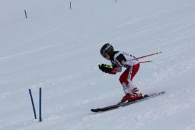 Simon im Rennen